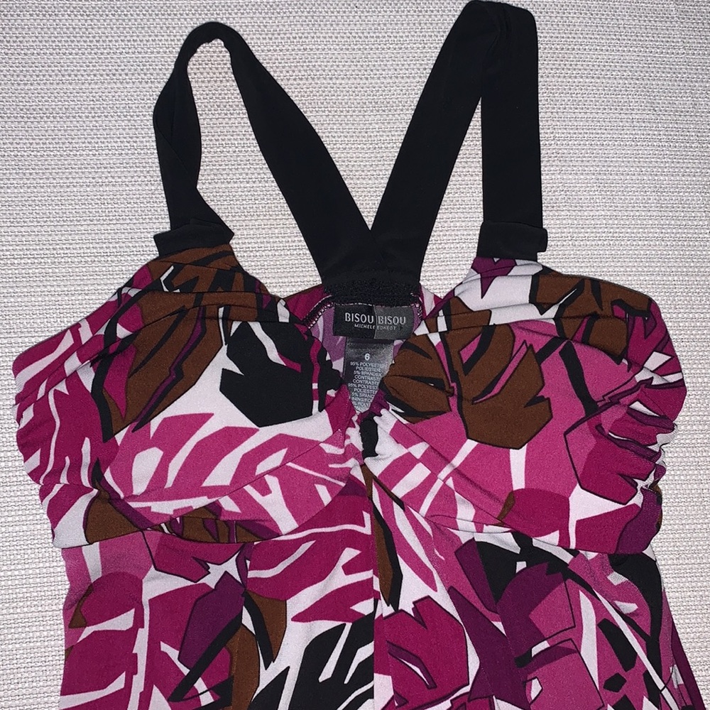 Island palms mini dress